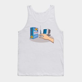 Anti-Virus Injection Protection Retro Tank Top